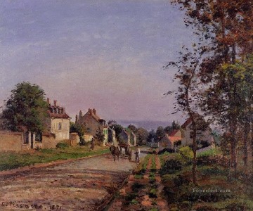 ルーブシエンヌの郊外 1871年 カミーユ・ピサロ Oil Paintings